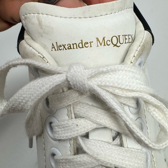 Alexander McQueen oversized sneakers in white leather 38 - Picture 7 of 10